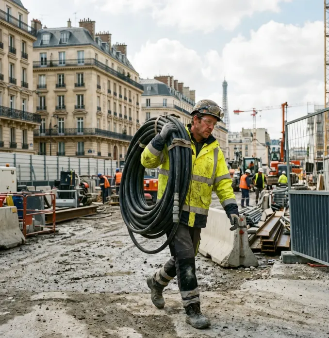 Plombier débouchage canalisation à Paris 12e, intervention sur un chantier près de la Gare de Lyon